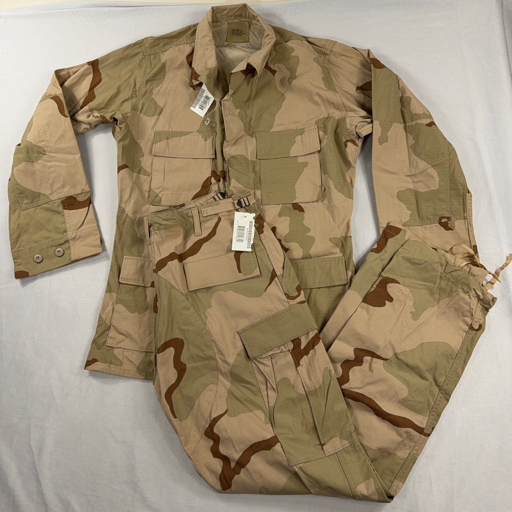 American‎ Apparel Desert Camouflage Combat BDU Uniform Set Men Medium Long